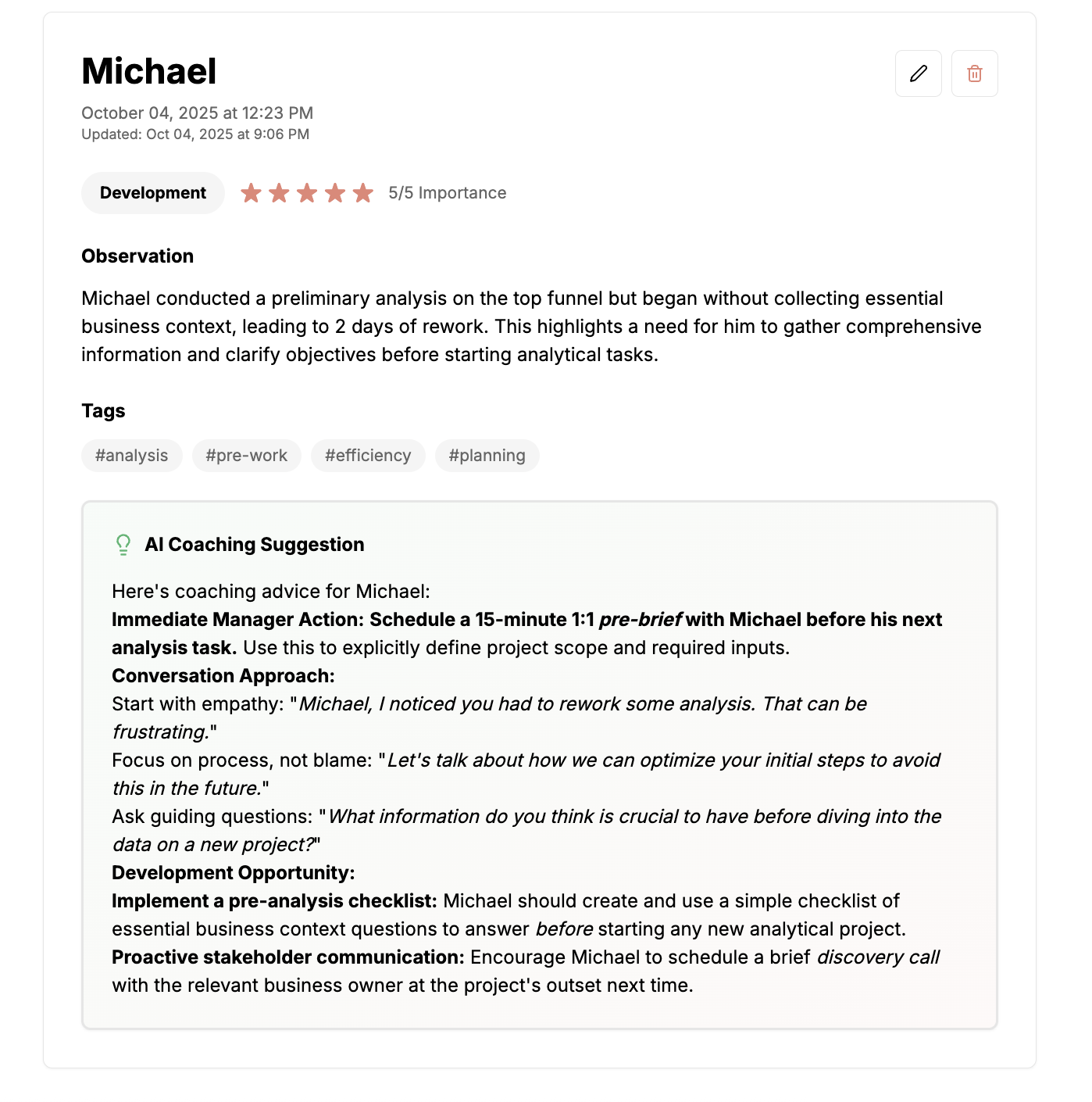 Observa – Your unfair advantage as a manager